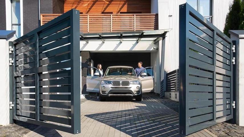 распашные ворота в Геленджике